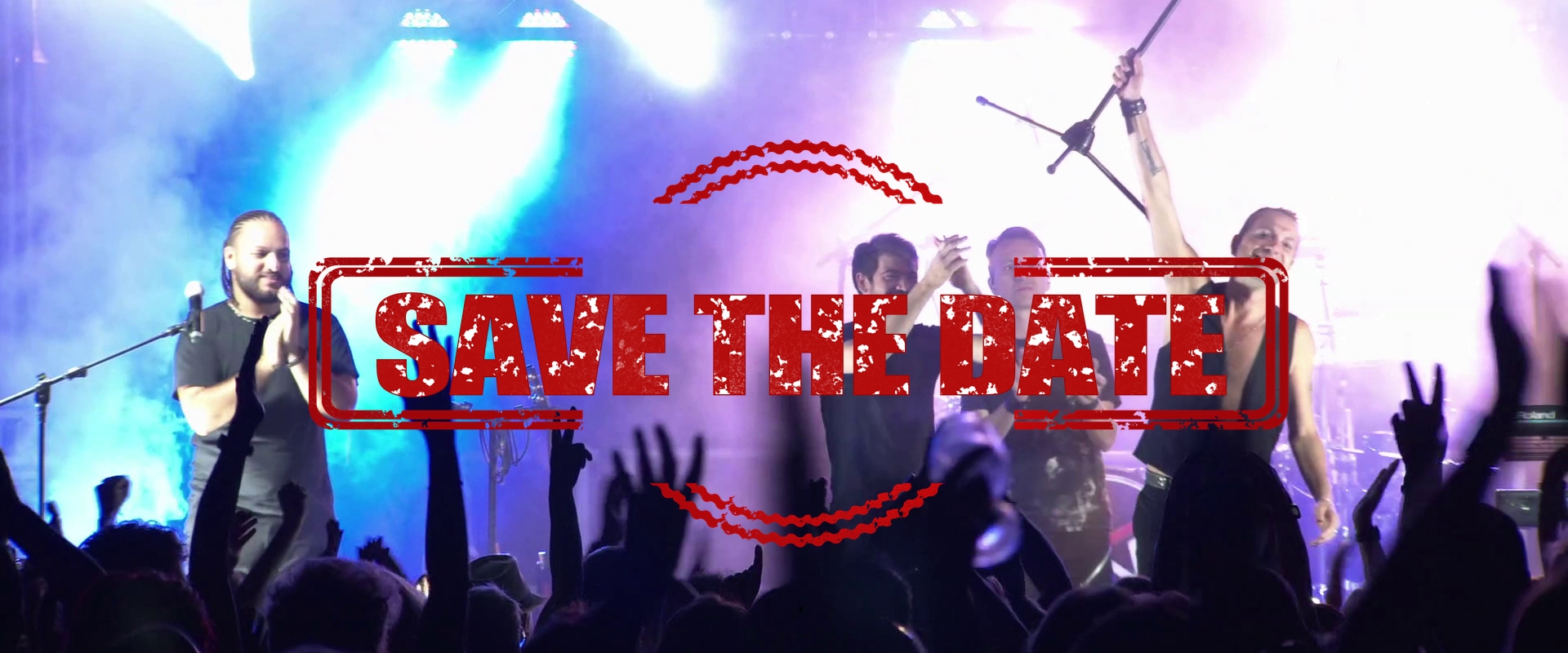 The Mode Machine, Depeche Mode, Abriss, Forum Altoetting, Bild Band Vier Männer auf der Bühne.