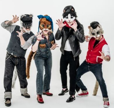 KOOL KATZ, Kultur+Kongress Forum Altötting, Foto: Band Die vier Bandmitglieder von KOOL KATZ in Action