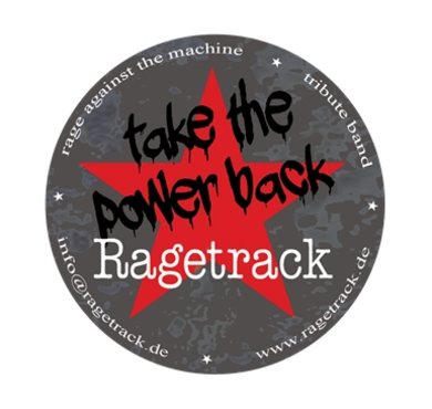 Ragetrack, Rage against the Machine, Forum, Altötting, Logo Das Logo der Band Ragetrack.