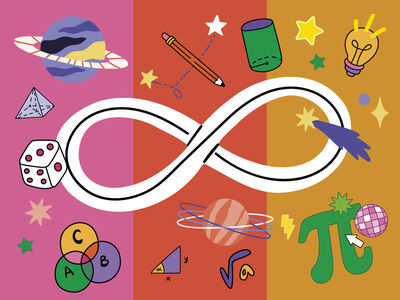 Mathematikum, Gießen, Unendlichkeit, Forum, Altötting Bunte Zahlen und Formen