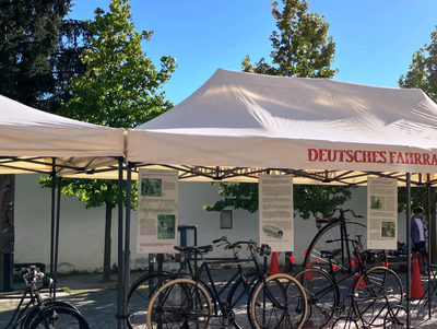 Mobiles Fahrradmuseum, Forum Altötting, Bild Forum Historische Fahrräder Ausstellung