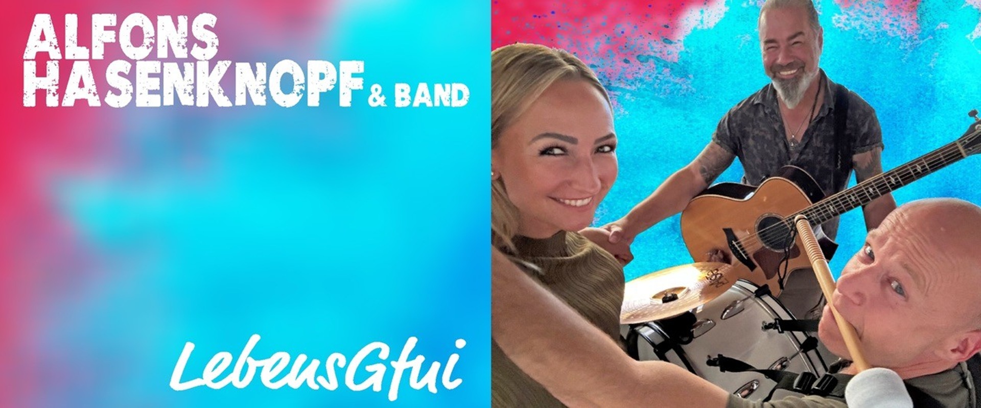 Drei Menschen mit Instrumenten.