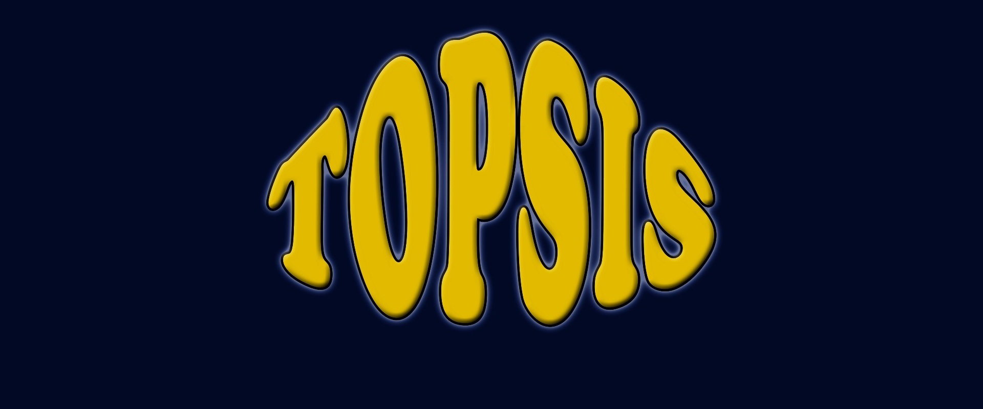 Das Logo der Band Topsis zum Auftritt im Kultur+Kongress Forum Altötting.