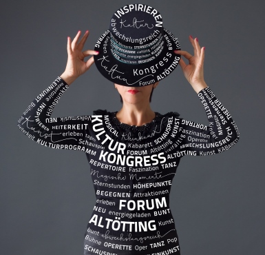 Wortwolke Forum Altötting Dame mit Hut