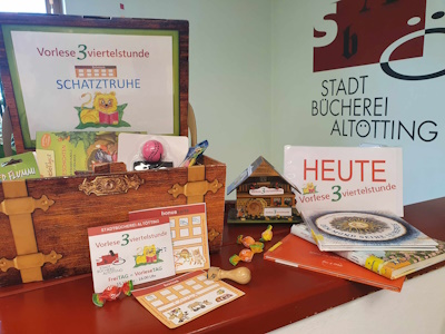 Stadtbuecherei Altötting, Ausstattung Vorlese3viertelstunde